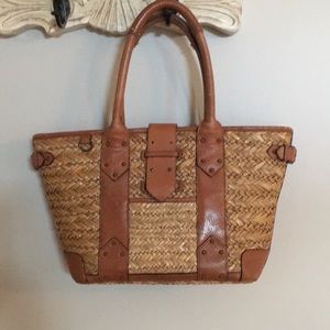 Vintage Wicker Beach Bag! J.Crew